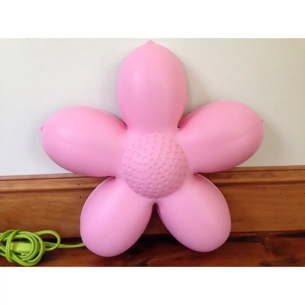 Ikea SMILA BLOMMA Anna Efverlund Modern Pink Flower Wall Sconce Light Works